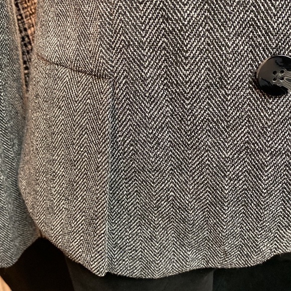 Renuar 3 Button Blazer Jacket B&W Pattern - Picture 7 of 9